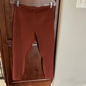 Lululemon Athletica Deep Red Leggings